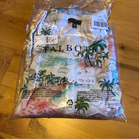 Talbots Tropical Vacation Cardigan - Picture 2 of 6
